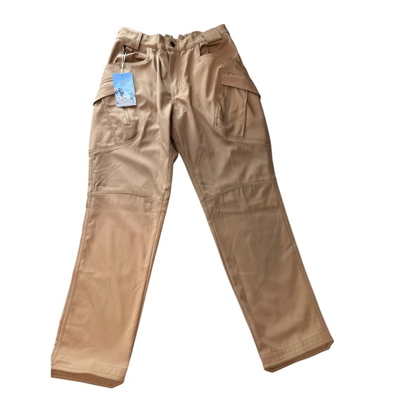 Outdoor Fashion Other - Outdoor Tactical Cargo Pants Tan Khaki Water Repellent Hiking Work Mens M 32